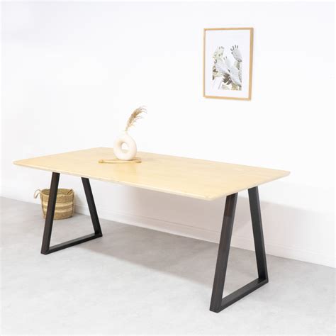 Pied de table trapèze design Acier H 71 cm Le Galant