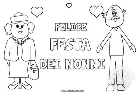 Festa Dei Nonni Nonni Da Colorare TuttoDisegni