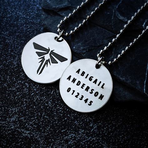 The Last Of Us Personalized Firefly Pendant Engraved Steel Etsy Canada