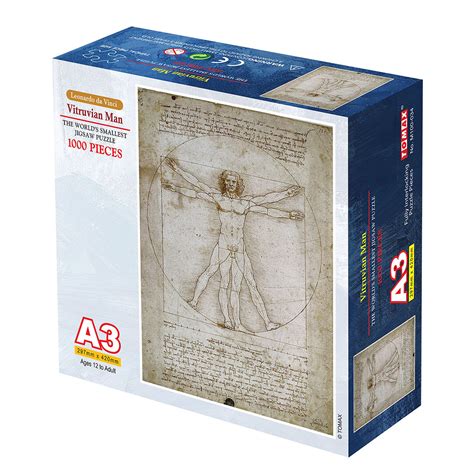 Vitruvian Man Mini Puzzle Pieces Tomax Puzzles Puzzle Warehouse