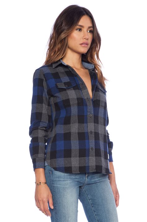 Penfield Chatham Buffalo Plaid Shirt In Blue Lyst