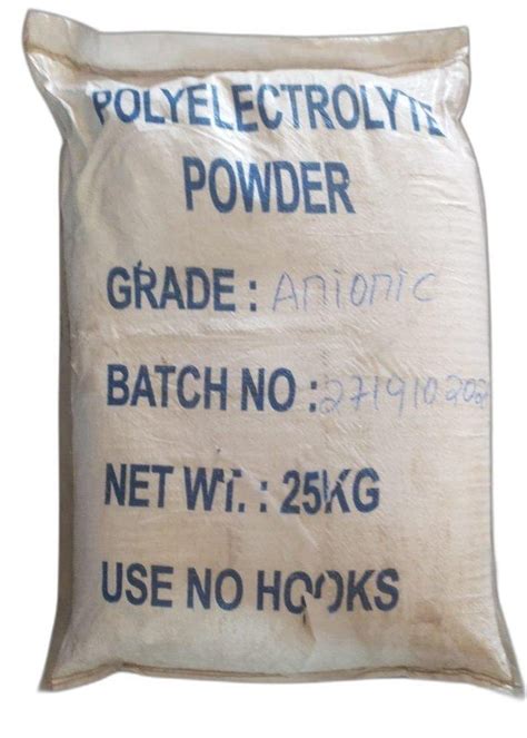 White Anionic Polyelectrolyte Powder Packaging Type Hdpe Bag At Rs