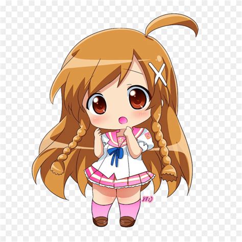 Kawaii Chibi Anime Girl Blonde Hair