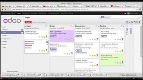 Project Management In Odoo Openerp Youtube