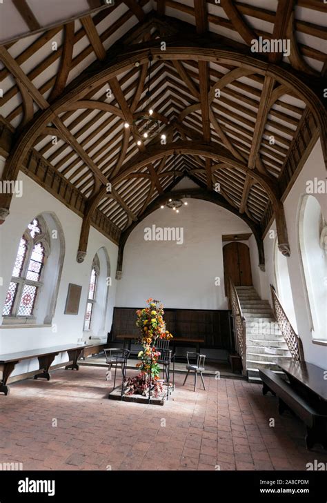 Interior Of The Brethrens Hall At The Hospital Of St Cross