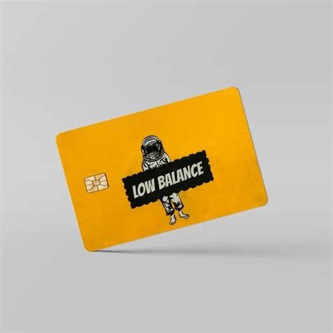 Low Balance - Debit & Credit Card Skin at Rs 199.00 in Mandsaur | ID: 24414110591