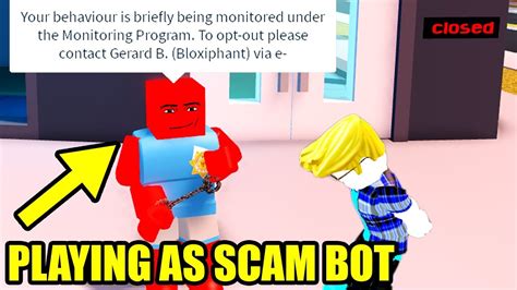 Playing As A SCAM Roblox Jailbreak YouTube