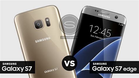 Samsung Galaxy S7 Vs S7 Edge Whats Different Youtube