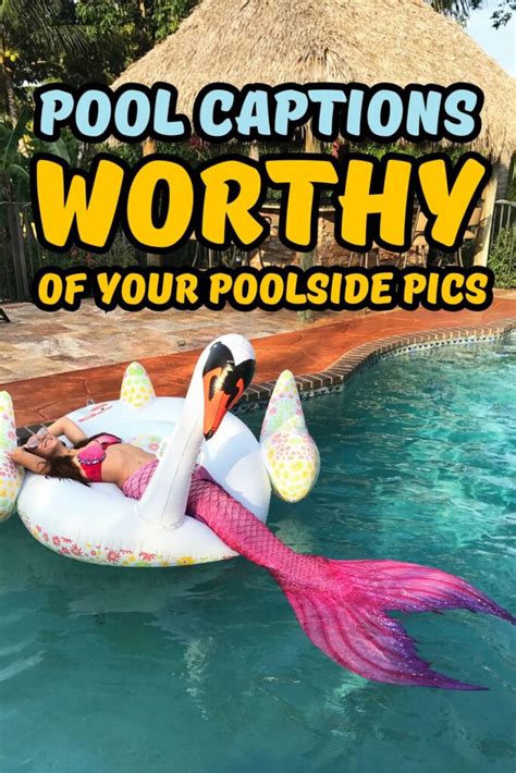 69 Pool Captions That Are Worthy Of Your Poolside Pics