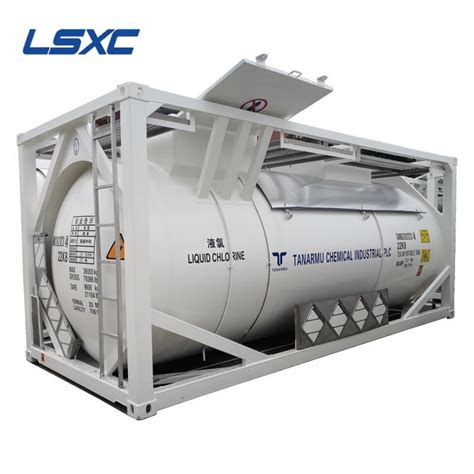 China Supplier Ft Ft T Liquid Chlorine Tank Container Lpg