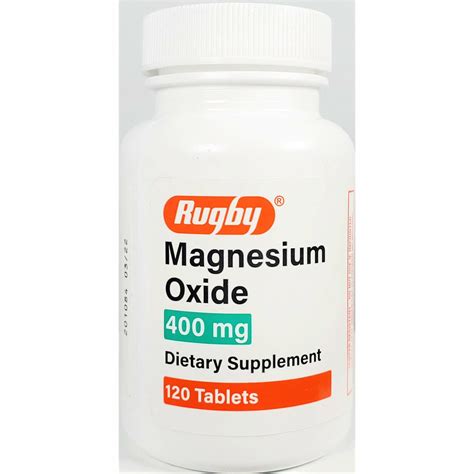 Magnesium Oxide 400 Mg 120 Tablets Hargraves Online Healthcare