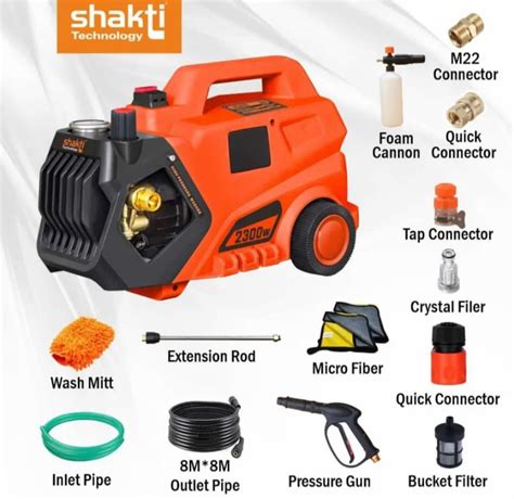 150 Bar Shakti S9 Pro High Pressure Car Washer 3 Hp 2200 Watt At Rs 9900piece In Kolkata