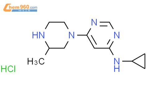 1353956 16 7 N Cyclopropyl 6 3 Methylpiperazin 1 Yl Pyrimidin 4 Amine