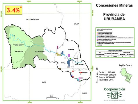 Urubamba Titulares De Concesiones Noviembre Cooperacci N