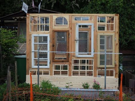 Gartenhaus Gew Chshaus Aus Alten Fenstern Bauanleitung Zum