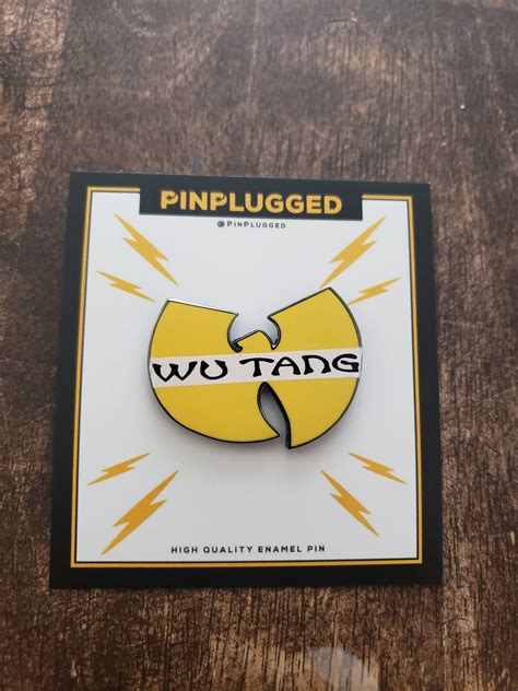 Wu Tang Clan Enamel Pin Pin Plugged