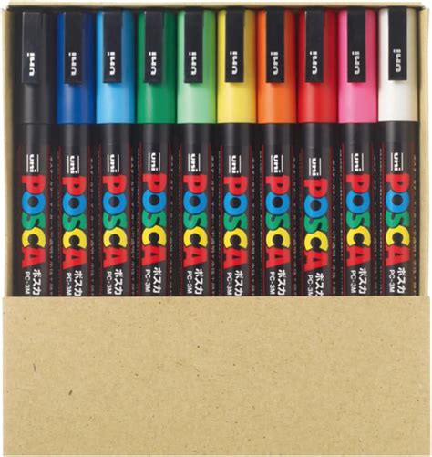 Amazon Uni Posca Paint Marker Pen PC 3M Fine Point Black Ink