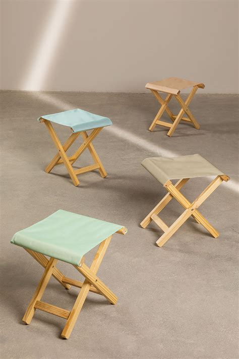 Tabouret Pliant En Bois Dalma Colors SKLUM