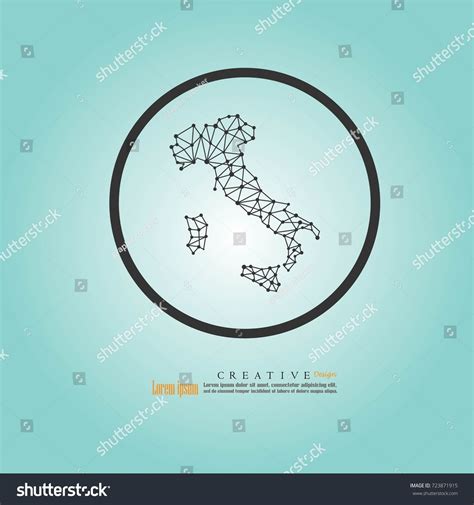 Outline Map Italy Vector Illustration Stock Vector (Royalty Free ...