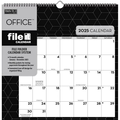 Office File It 2025 Wall Calendar - Calendars.com