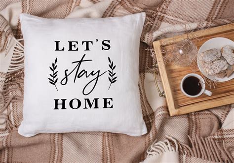 Free Let S Stay Home Svg Cut File Caluya Design