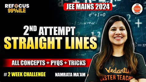 Straight Lines And Circles JEE Mains 2nd Attempt All Concepts And