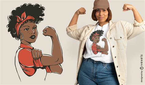 Strong Black Woman Feminist T Shirt Design Vector Download