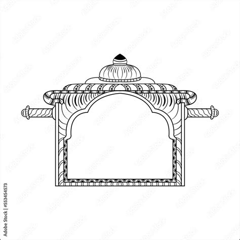 Indian Marriage Doli Clipart