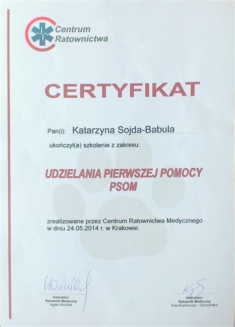 Jak wychować szczęśliwego psa Kurs Udzielania Pierwszej Pomocy Psom