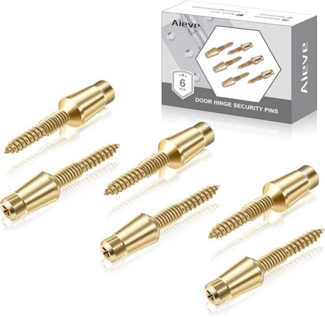 Aieve Door Hinges Security Screws Pack Tamper Proof Screws Security