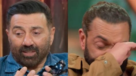 The Great Indian Kapil Show Sunny Deol And Bobby Deol Get Emotional