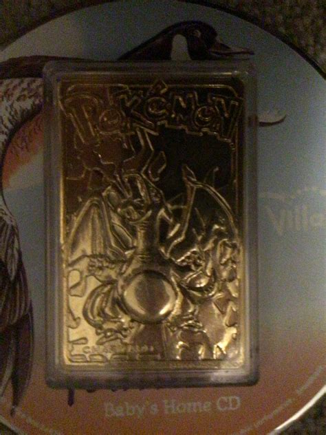 1998 Gold Plated Charizard Pokemon card from Burger King : r/gaming