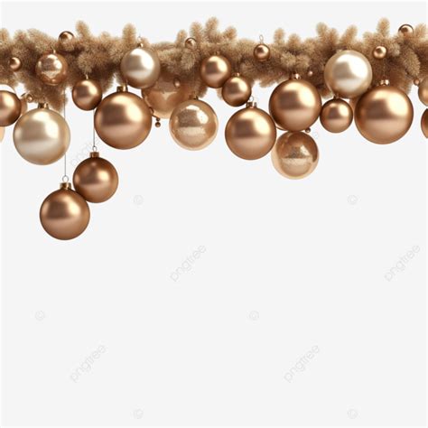 3d Champagne Glasses With Bronze Baubles Hang Lighting Garland