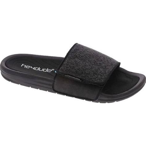 Hey Dude Mens Phoenix Slide Sandal Slides Sandals Black 13m • Price