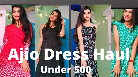 Ajio Best Dresses Haul Under Rs Cheapest Ajio Haul