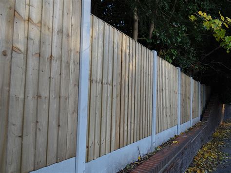 Slotted Fence Posts And Gravel Boards Allen Concrete