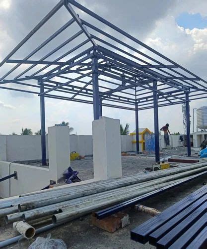 Iron Ms Shed Fabrication Kerala Work Hip Roof Rs 250 Sq Ft Pankaj