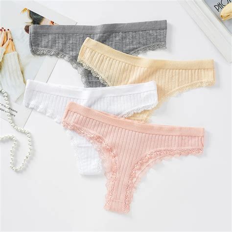 Wholesale Thongs Underwear Sexy Undergarment For Lady Lace Underwear T