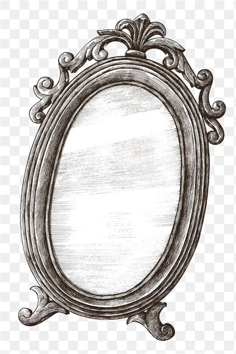 Hand Drawn Vintage Mirror Design Element Free Image By Rawpixel