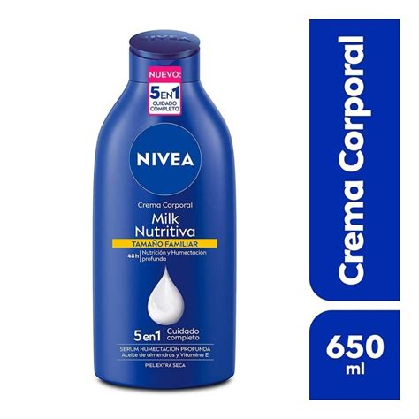 Crema Corporal Nivea Milk Nutritiva Piel Extra Seca 650 Ml Walmart