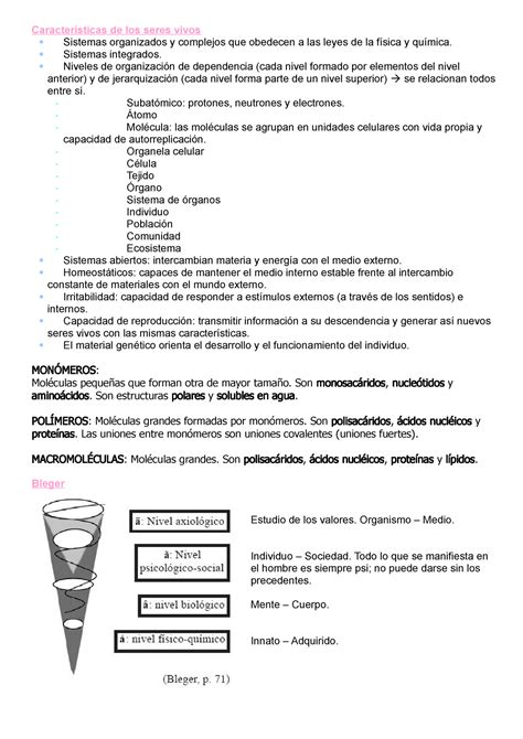 Pr Ctico Primera Parte De Pr Cticos De Biolog A Humana Facultad