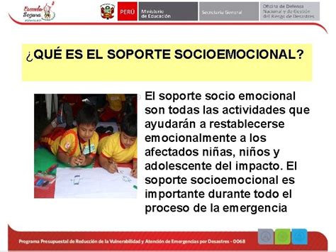 Etapa De Soporte Socioemocional En Situaciones De Emergencia