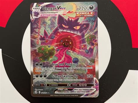 Pokemon Karte Gengar Vmax Alt Art Acheter Sur Ricardo