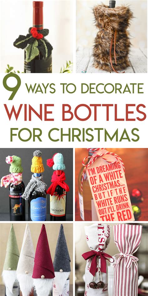 9 Ways To Gift Wrap Wine Bottle Hostess Gifts For Christmas Random