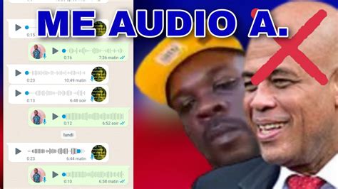 Me Audio Michel Martelly Ak Gang Ti Lapli Yo Pale De Yon Milyon Dola