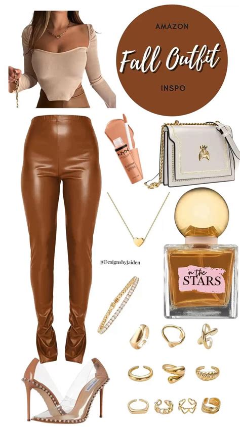 Fall Outfit Inspo From Amazon Neutral Outfit Fall Outfits Ootd Leather Pants Outfits