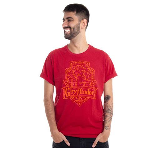 Camiseta Harry Potter Casa De Grifin Ria Clube Comix