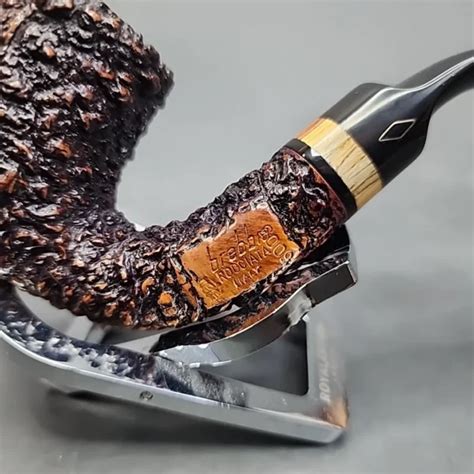 Brebbia Rocciata Rusticated Oom Paul Estate Briar Pipe Sold Out