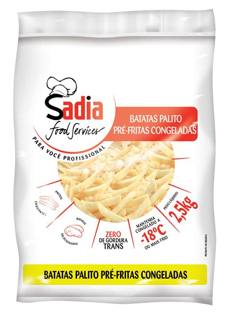 BATATA PALITO PRE FRITAS SADIA 2 5KG ilergic Para você