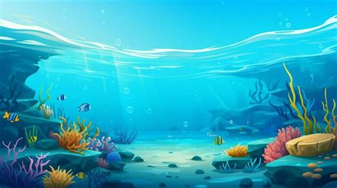 Underwater Cartoon Background Stock Photos, Images and Backgrounds for ...